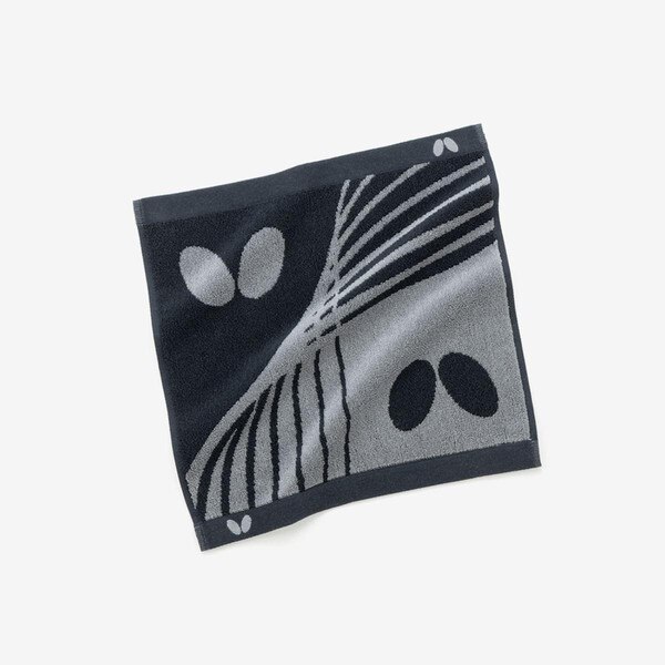 Butterfly Lasicle Hand Towel - Black Angled